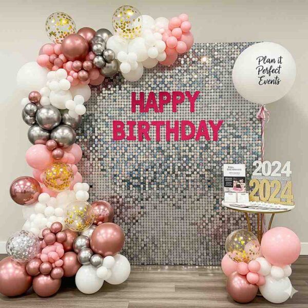 Happy Birthday Themed Sequin Decor - Image 6