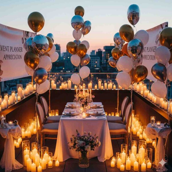 Private Rooftop Candlelight Dinner - Image 8