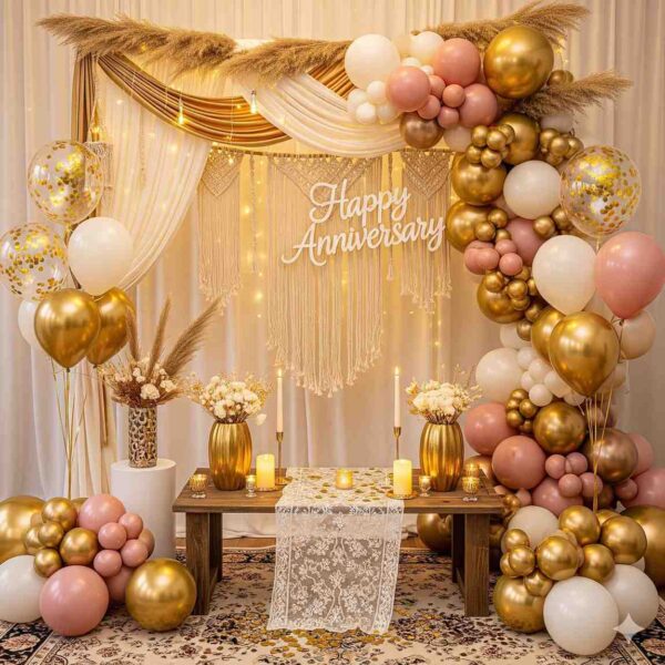 Golden Sky Anniversary Decor - Image 9