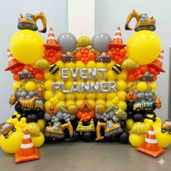 Construction Theme Balloon Wall Decor - Image 6