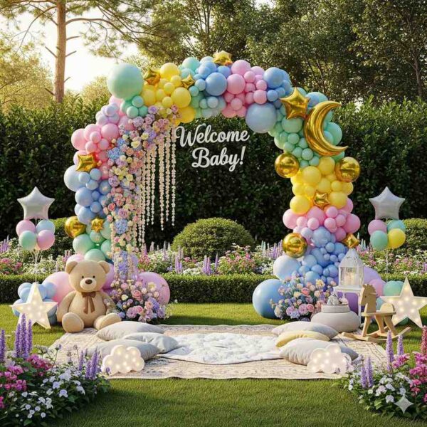 Colourful Garden Welcome Baby Decor - Image 9