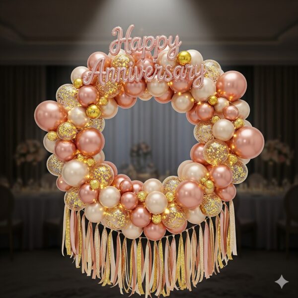 Glittering Anniversary Ring Decor - Image 9