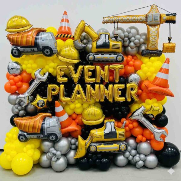 Construction Theme Balloon Wall Decor - Image 7