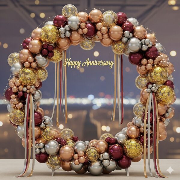 Glittering Anniversary Ring Decor - Image 10
