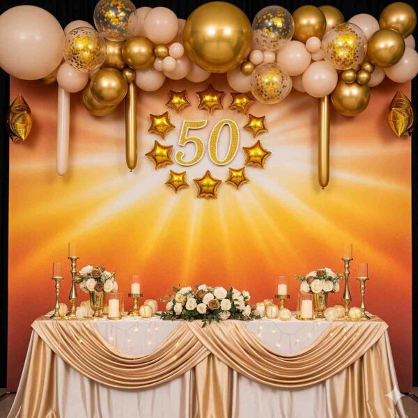 Golden Sky Anniversary Decor - Image 10