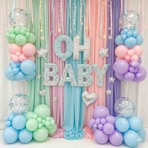 Oh Baby Pastel Themed Sequin Decor - Image 9