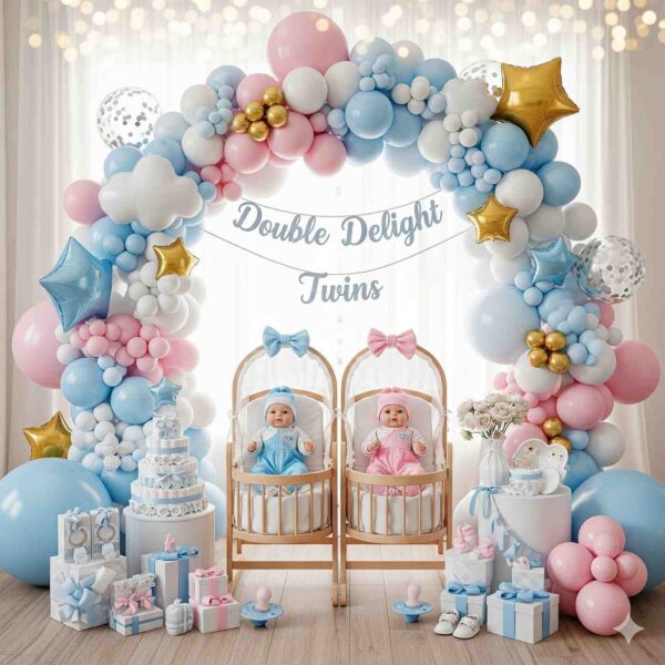 Double Delight Twins Baby Shower Decor - Image 8
