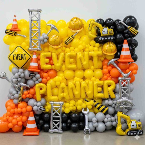 Construction Theme Balloon Wall Decor - Image 11