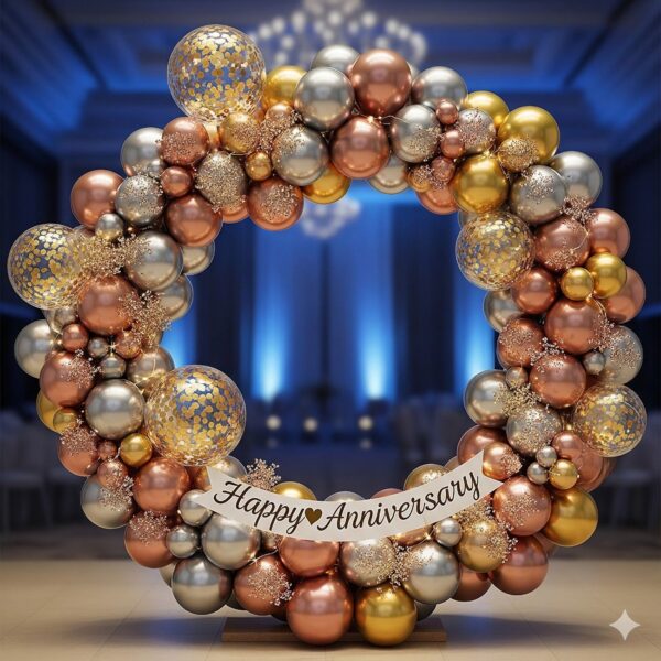 Glittering Anniversary Ring Decor - Image 11