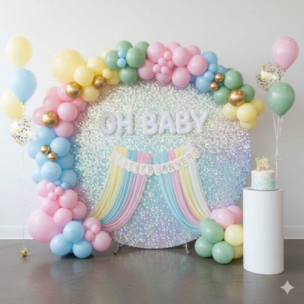 Oh Baby Pastel Themed Sequin Decor - Image 11