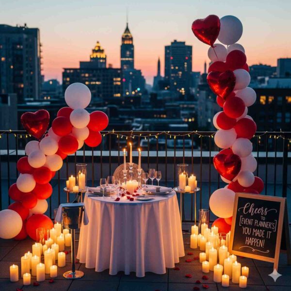 Private Rooftop Candlelight Dinner - Image 11