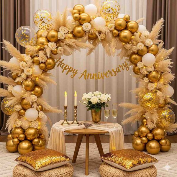 Golden Sky Anniversary Decor - Image 15