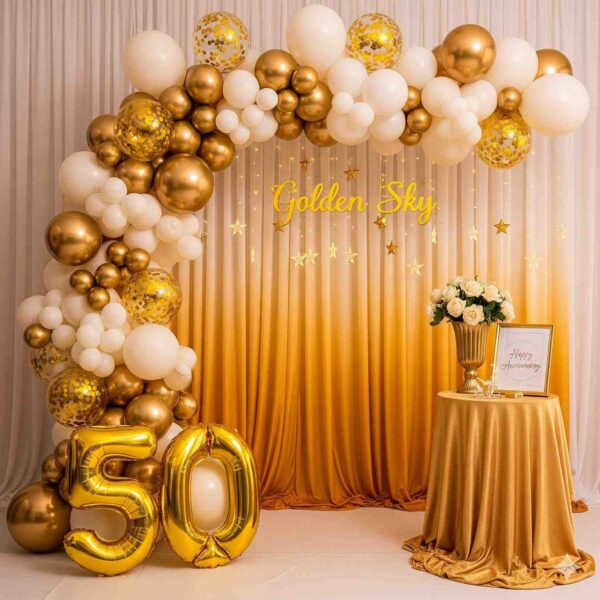 Golden Sky Anniversary Decor - Image 16