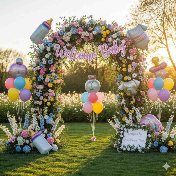 Colourful Garden Welcome Baby Decor - Image 11