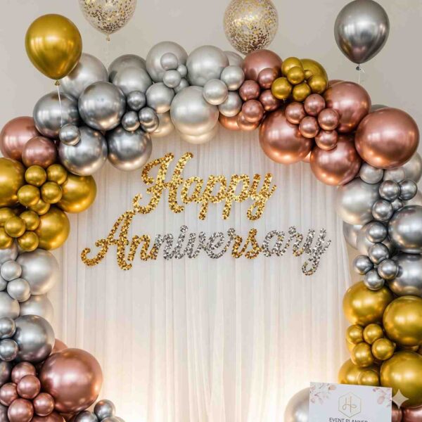 Happy Anniversary Themed Sequin Decor - Image 9