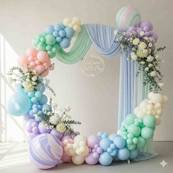 Pastel Paradise Baby Shower Ring Decor - Image 12