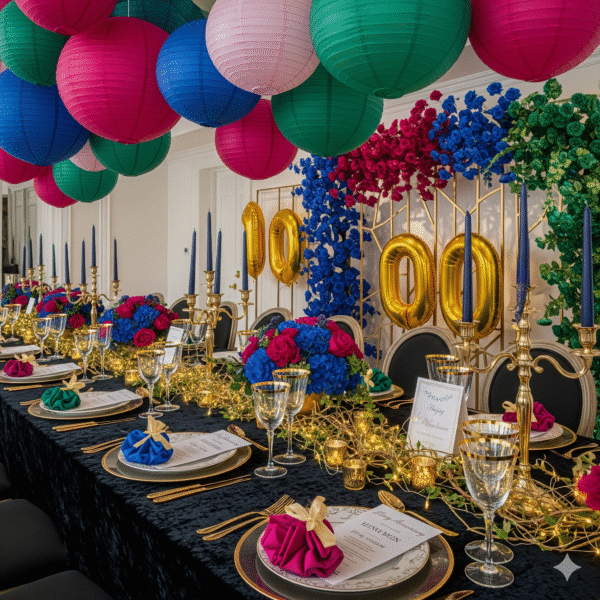 Colorful Themed Anniversary Decor - Image 15