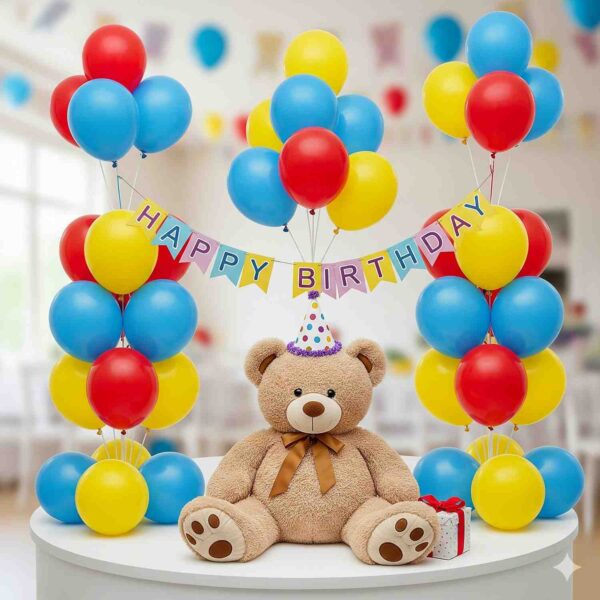 Cuddly Teddy Bear Birthday Decoration - Image 14