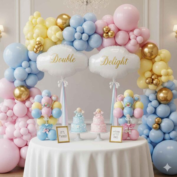 Double Delight Twins Baby Shower Decor - Image 10
