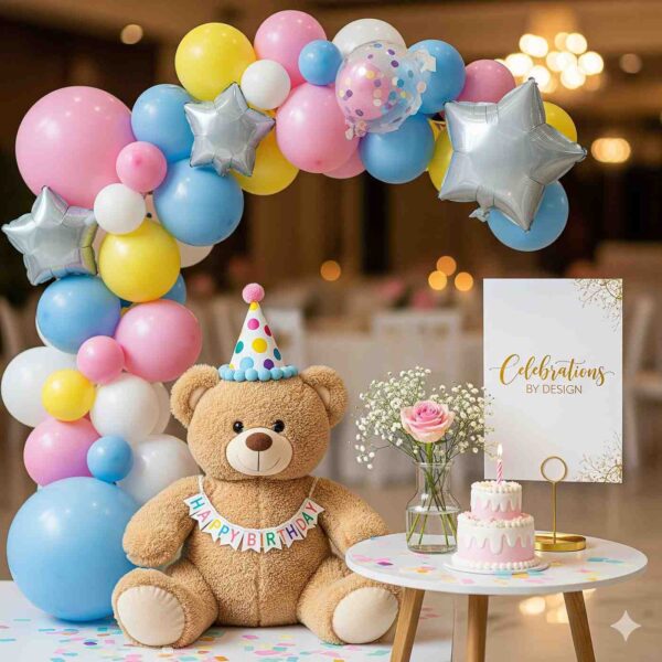 Cuddly Teddy Bear Birthday Decoration - Image 16