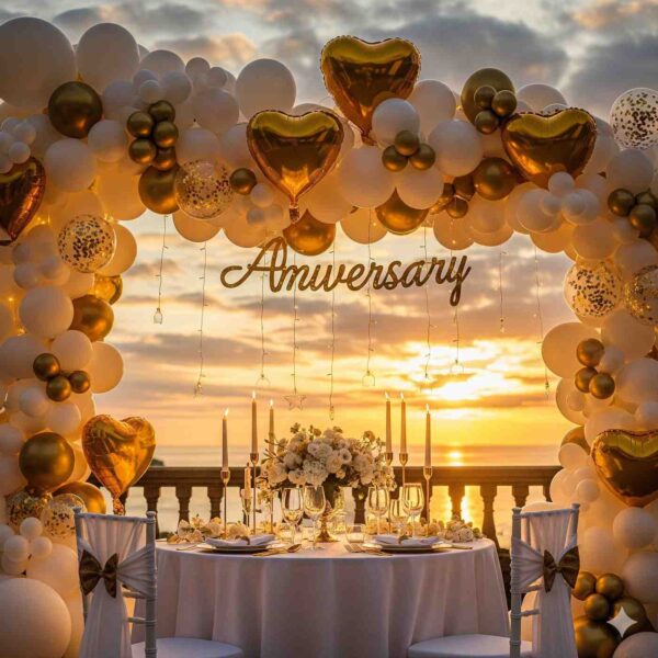 Golden Sky Anniversary Decor - Image 18