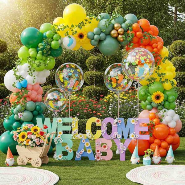 Colourful Garden Welcome Baby Decor - Image 16