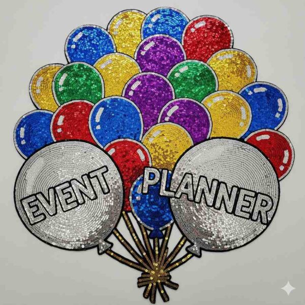 Colourful Balloons Themed Sequin Decor - Image 11