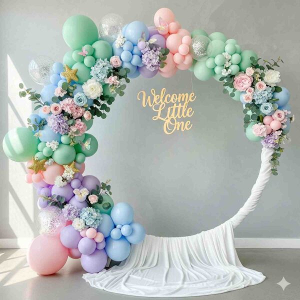 Pastel Paradise Baby Shower Ring Decor - Image 13