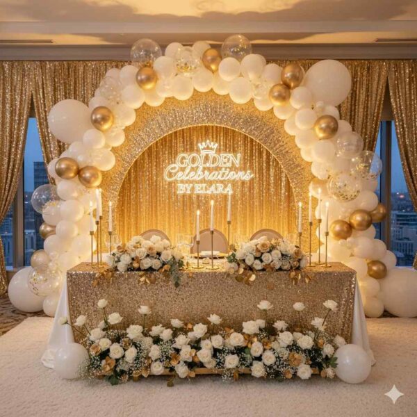 Elegant Golden Sequin Decor - Image 10