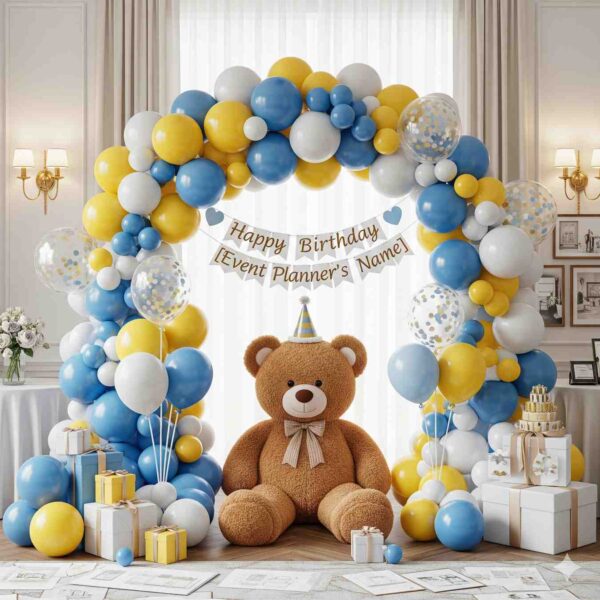 Cuddly Teddy Bear Birthday Decoration - Image 17