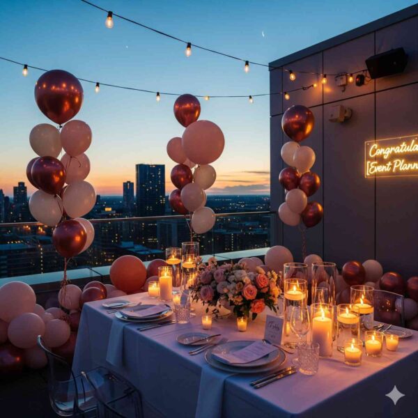 Private Rooftop Candlelight Dinner - Image 14