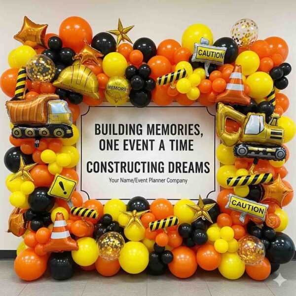 Construction Theme Balloon Wall Decor - Image 15