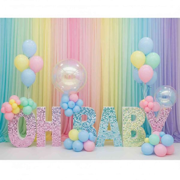 Oh Baby Pastel Themed Sequin Decor - Image 12
