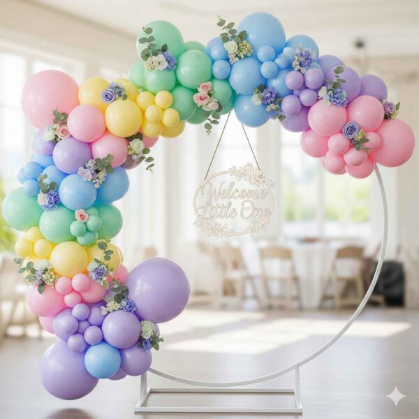Pastel Paradise Baby Shower Ring Decor - Image 14