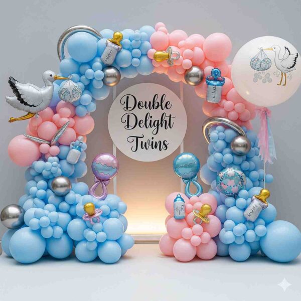 Double Delight Twins Baby Shower Decor - Image 15