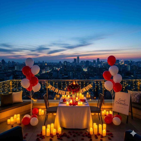 Private Rooftop Candlelight Dinner - Image 16