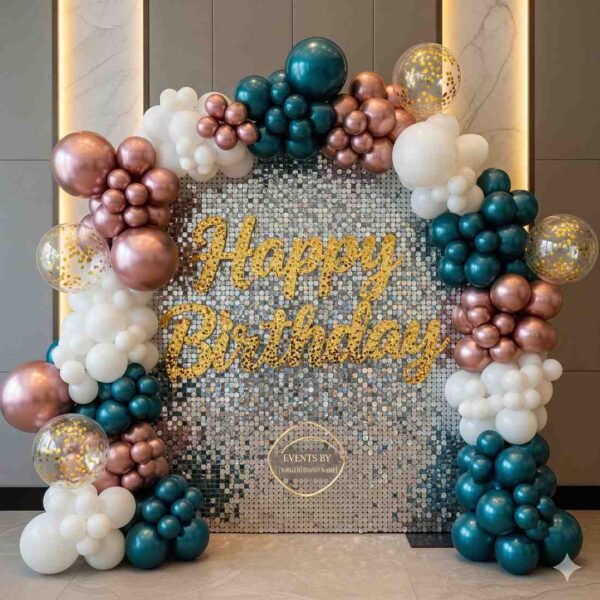 Happy Birthday Themed Sequin Decor - Image 12