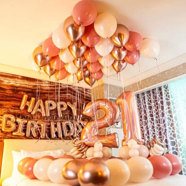 Gold and Silver Birthday Room Decor - Image 3