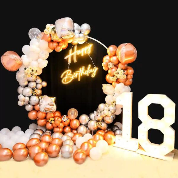 Happy Birthday Blue and Black Decoration - Image 2