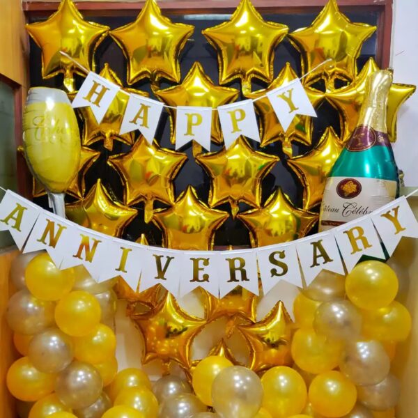 Butterflies and Flowers Anniversary Decoration - Image 2