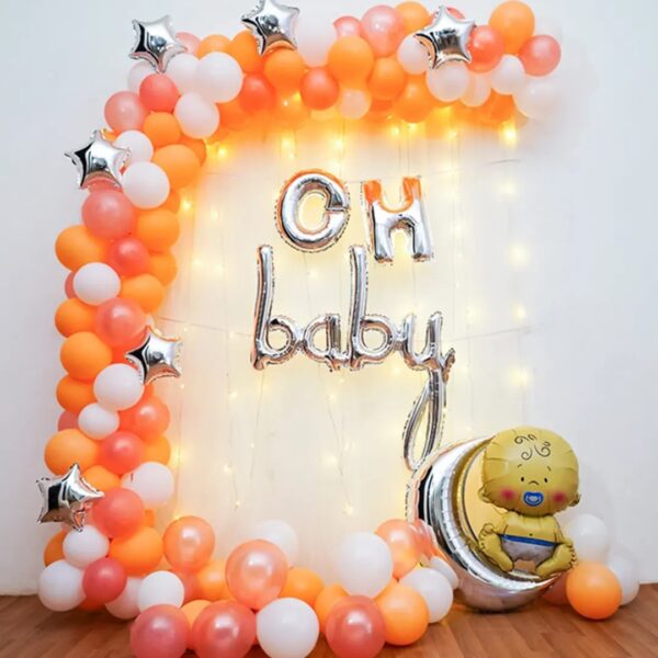 Green and Gold Baby Shower Decor - Image 3