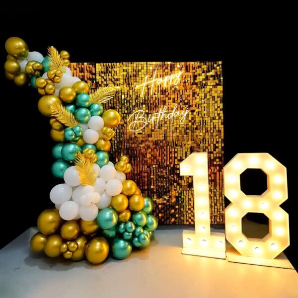 Happy Anniversary Themed Sequin Decor - Image 2