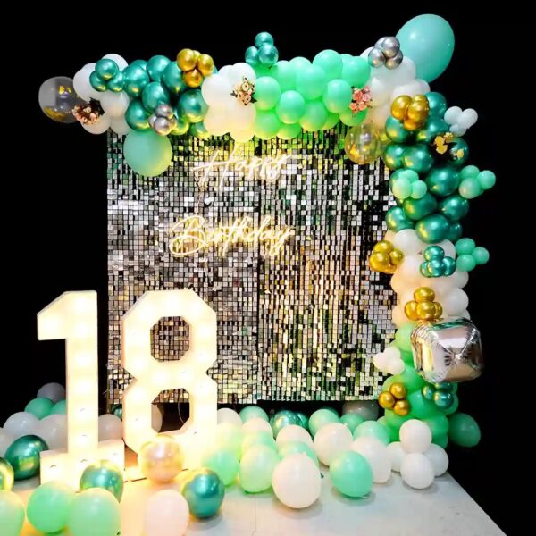 Elegant Golden Sequin Decor - Image 3