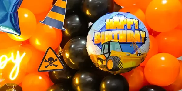 Construction Theme Balloon Wall Decor - Image 4
