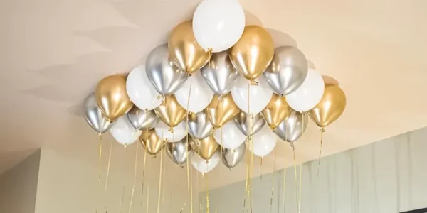 Gold and Silver Birthday Room Decor - Image 4