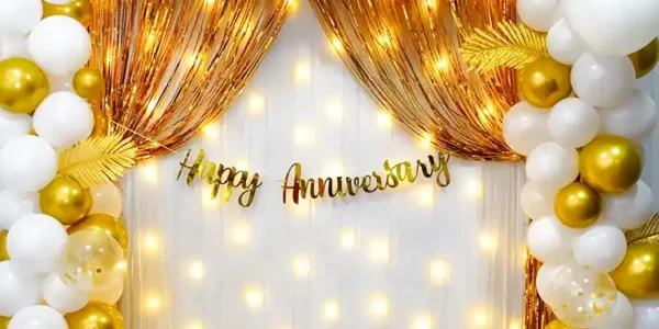 Golden Sky Anniversary Decor - Image 6