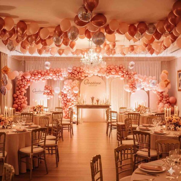 Rose Gold Romance Room Decor - Image 4