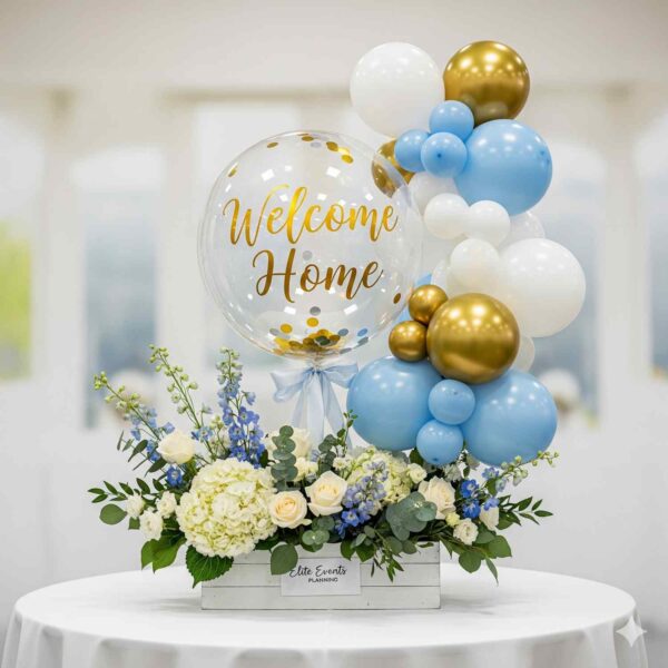 Welcome Home Balloon & Flowers Box - Image 7