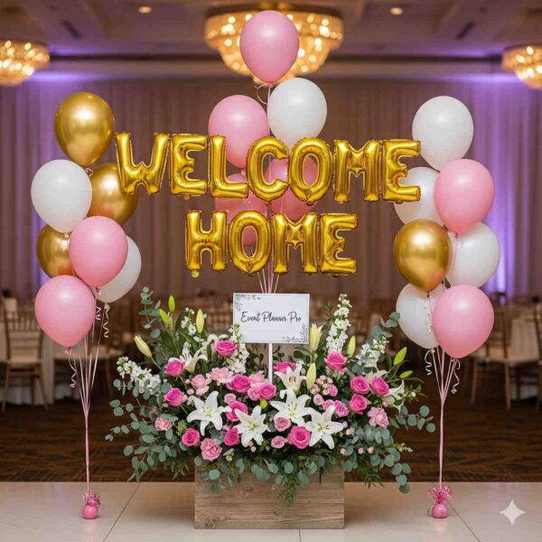 Welcome Home Balloon & Flowers Box - Image 13